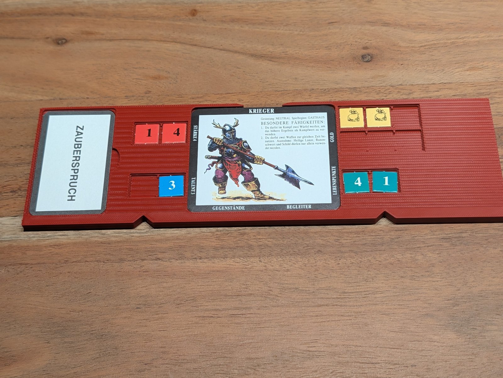 Detail Charakterboard